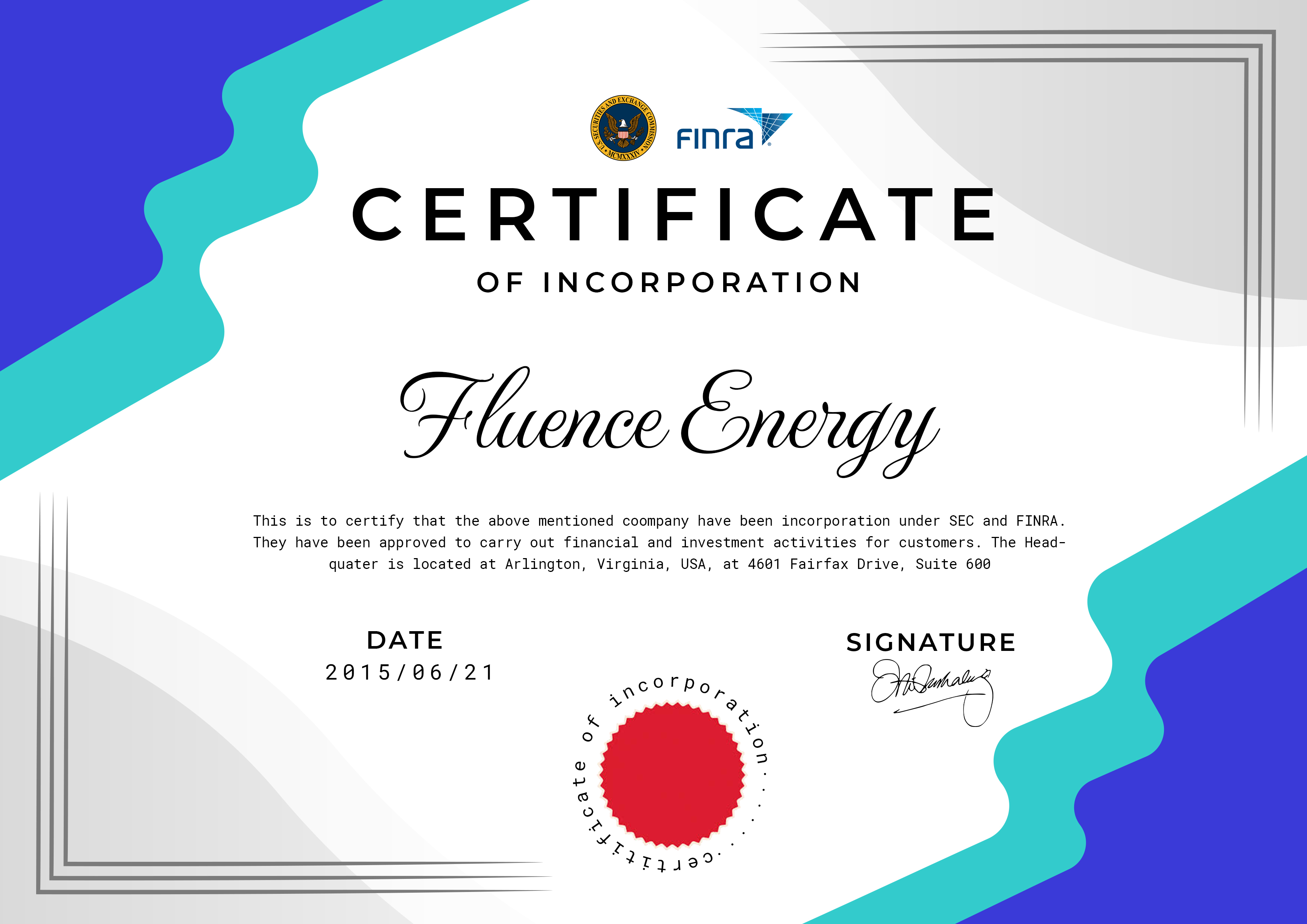 Certificate 1